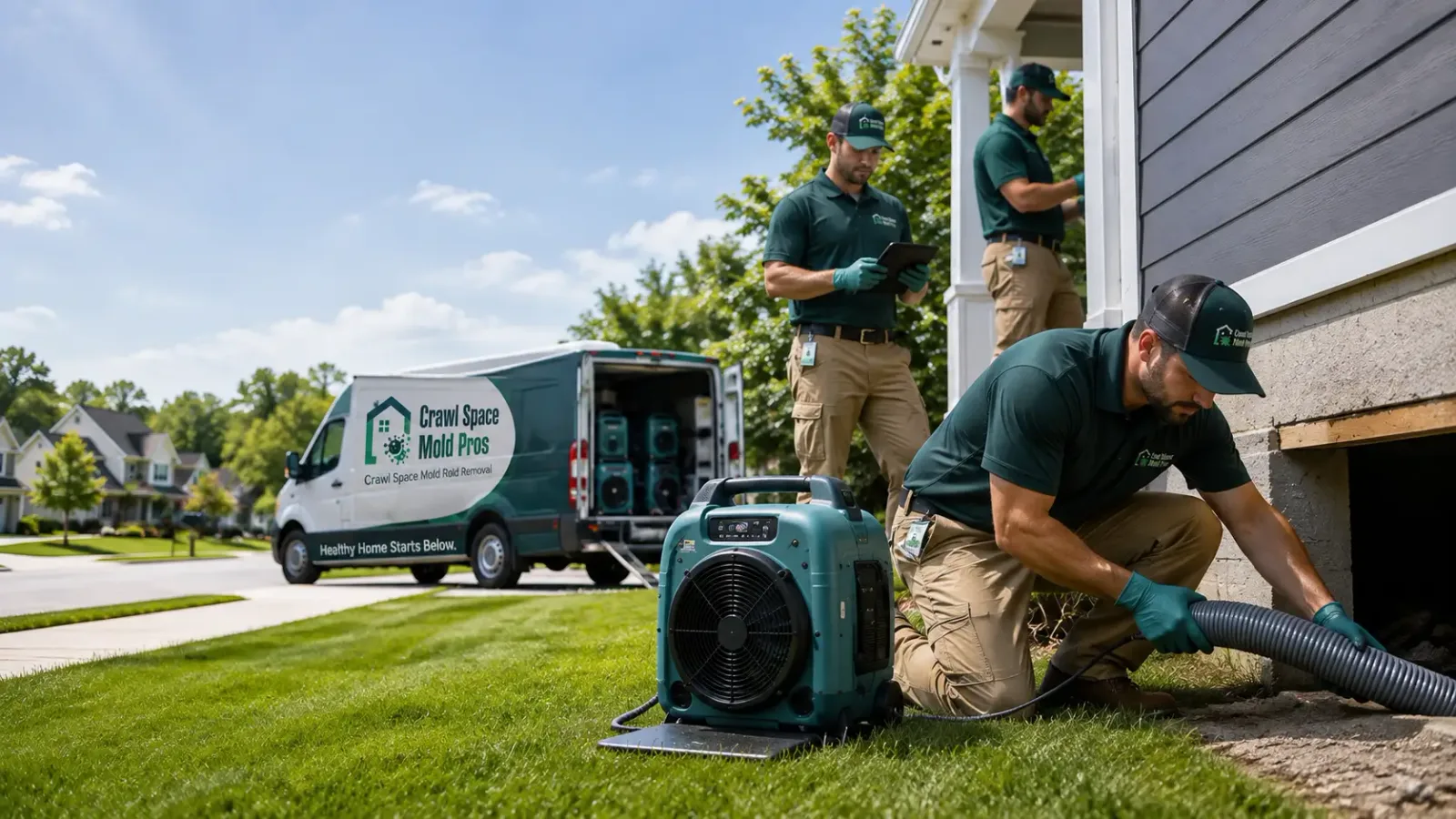 Crawl Space Mold Removal in Dunkirk, OH